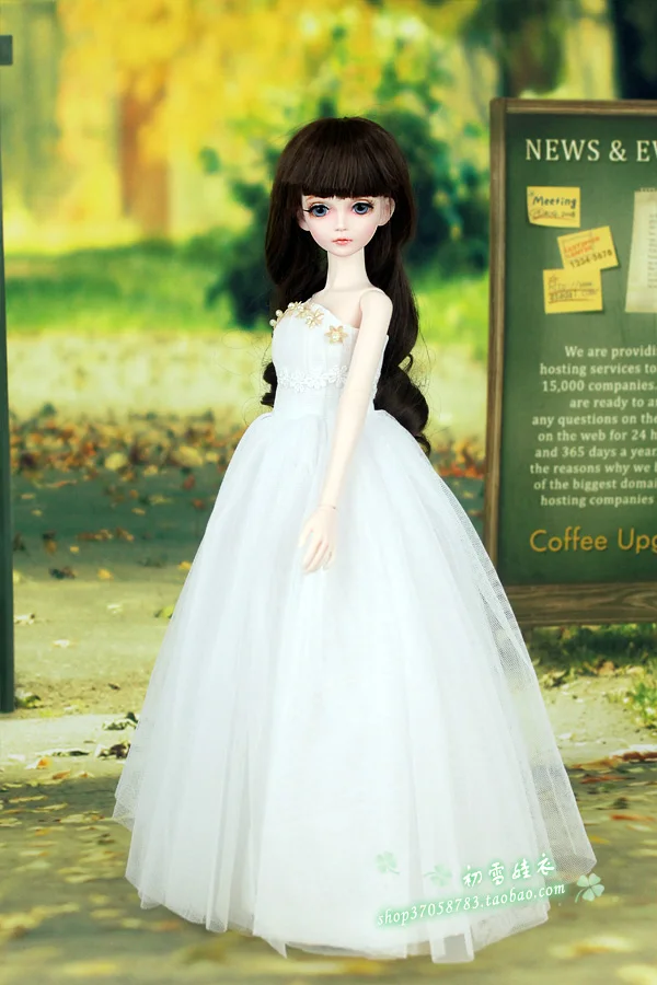 1/4 1/3 BJD аксессуары для одежды Кукольное свадебное платье для BJD/SD MSD SD16, не включает в себя куклы, обувь, парик и другие E2530