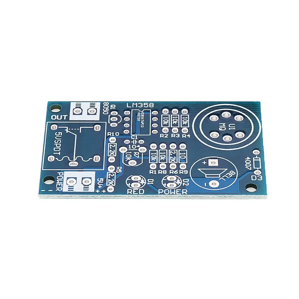 DC5V-6V MQ-2 датчик дыма LM358 интегрированный чип электронный DIY комплект Детектор Природного Газа компоненты сигнализации комплект плата модуля