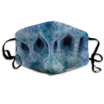 

Garde Art Studio Mask Can Be Washed Reusable Mouth Mask, Funny Anti-Dust Face Masks, Blue Ice Hole Ski Cycling Camping Half Face