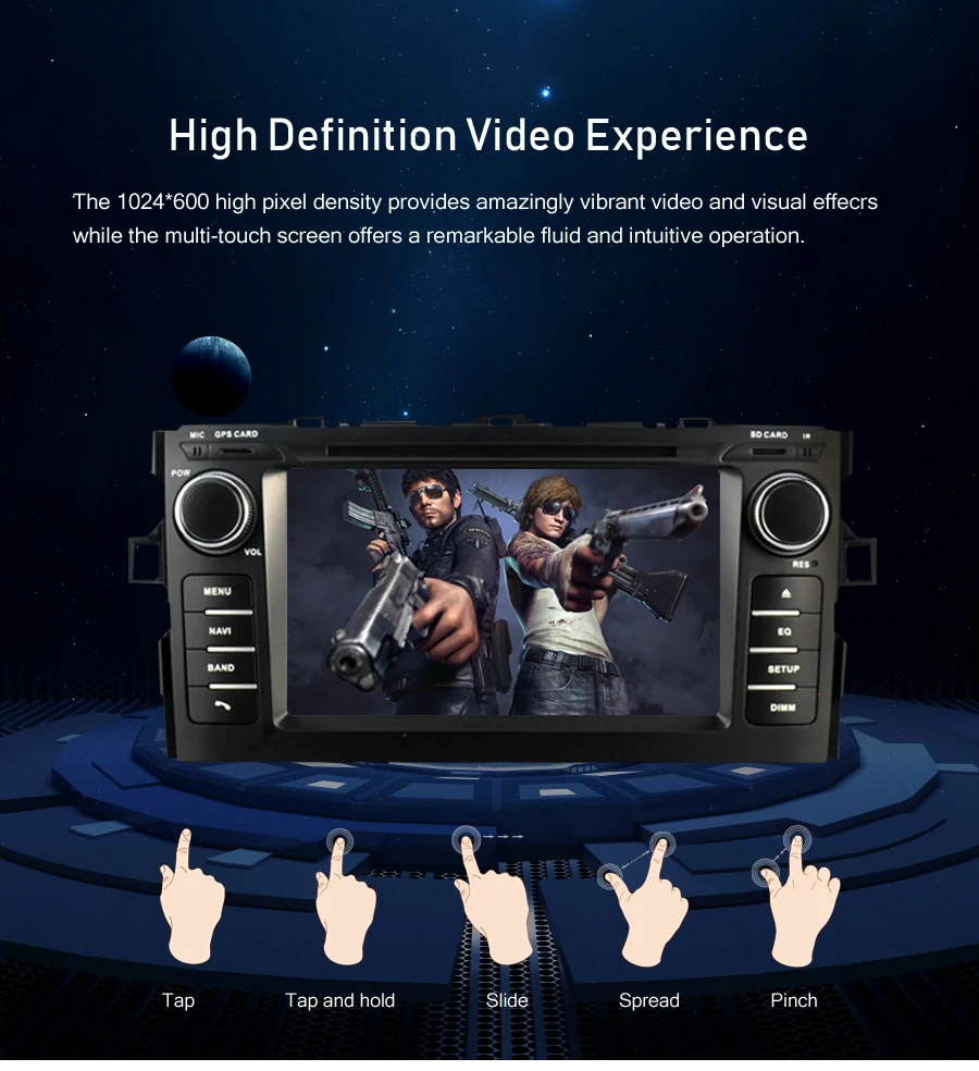 Perfect 4GRAM Android 9.0 Car Radio GPS Navigation Multimedia Stereo DVD Player For TOYOTA AURIS 2008 2009 2010 2011 Auto Video Headunit 3