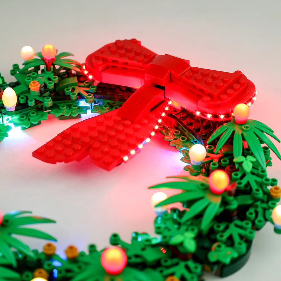 EASYLITE LED Light Kit For 40426 Christmas Wreath 2-in-1 DIY Toys
