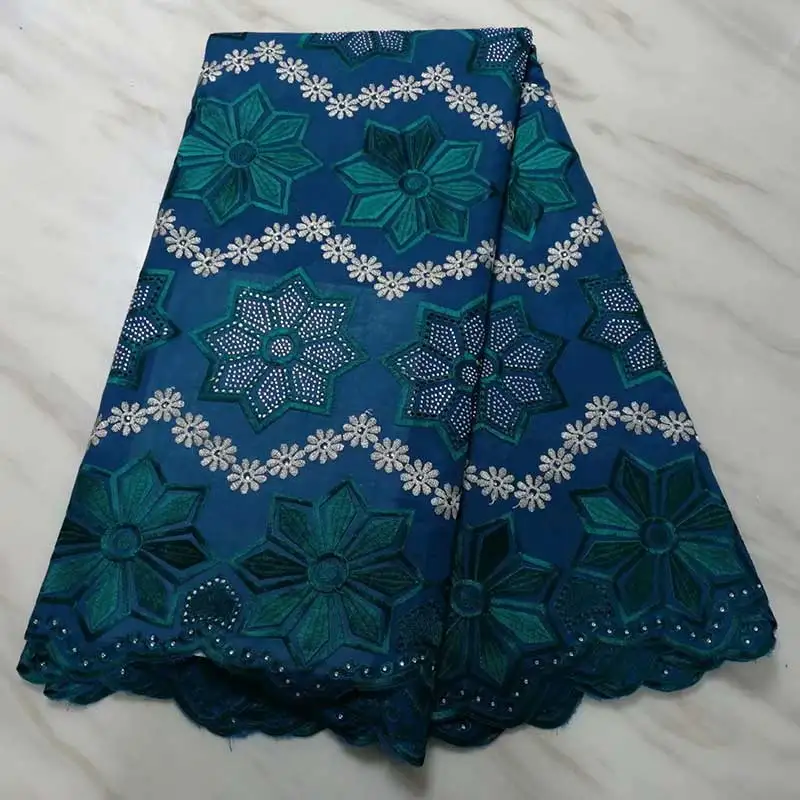

Royal blue african lace fabric 2019 high quality lace french mesh fabric beaded stones nigerian swiss lace fabrics for dress