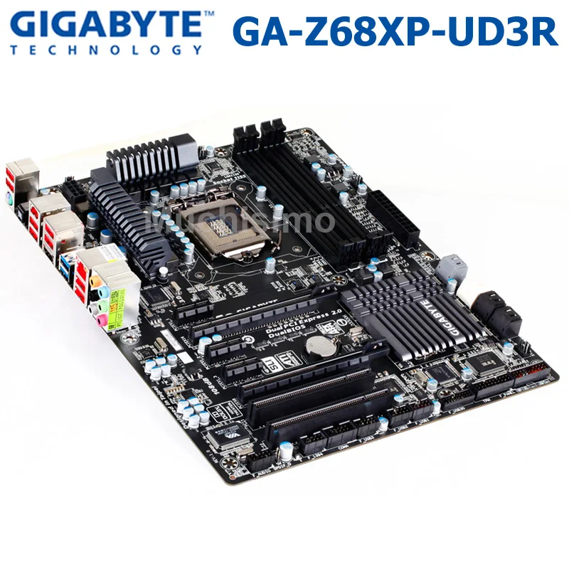 Для Gigabyte GA-Z68XP-UD3R оригинальная б/у рабочего стола материнской платы Z68XP-UD3R Z68 разъем LGA 1155 DDR3 LGA 1155 i3 i5 i7 DDR3 32G SATA