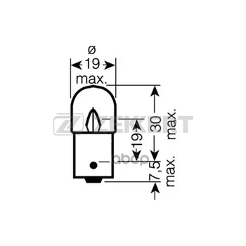 

Lamp r5w 24 V 5 W BA15s zekkert art. LP-1077