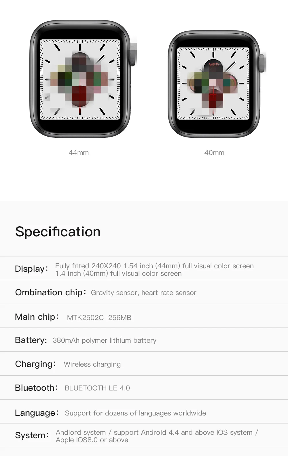 Часы SmartWatch IWO 13 Series 5 IWO13 умные часы 40 мм 44 мм для Apple IOS Android телефон SIRI сердечный ритм ЭКГ музыкальный плеер PK IWO 11 8