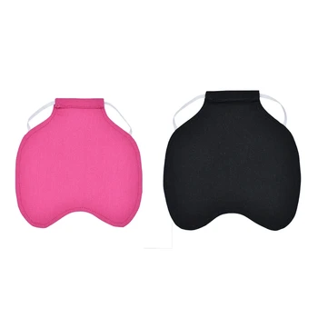 

2 Pcs Single Strap Chicken Apron/Saddle, Feather Fix Protector for Poultry -Standard Size(Rose Red & Black)