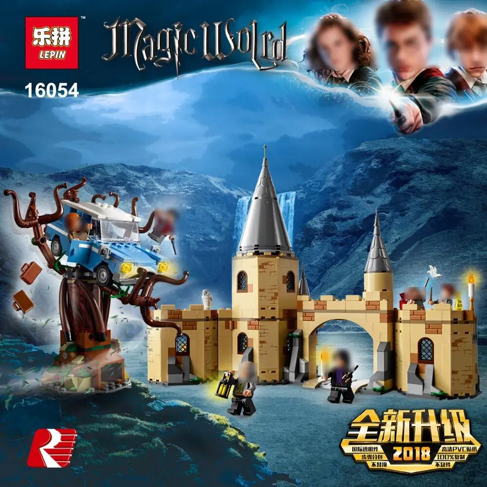 

16054 Potter With Legoinglys 75953 Hog warts Whomping Willow Set Building Blocks Bricks Kids Toy Model Minecraft