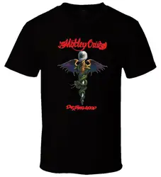 Новые с надписью Mötley Crüe DR FEELGOOD-1 шт., новая модная футболка Размер США с увеличенной полнотой EM31 хлопковые удобные топы Футболка