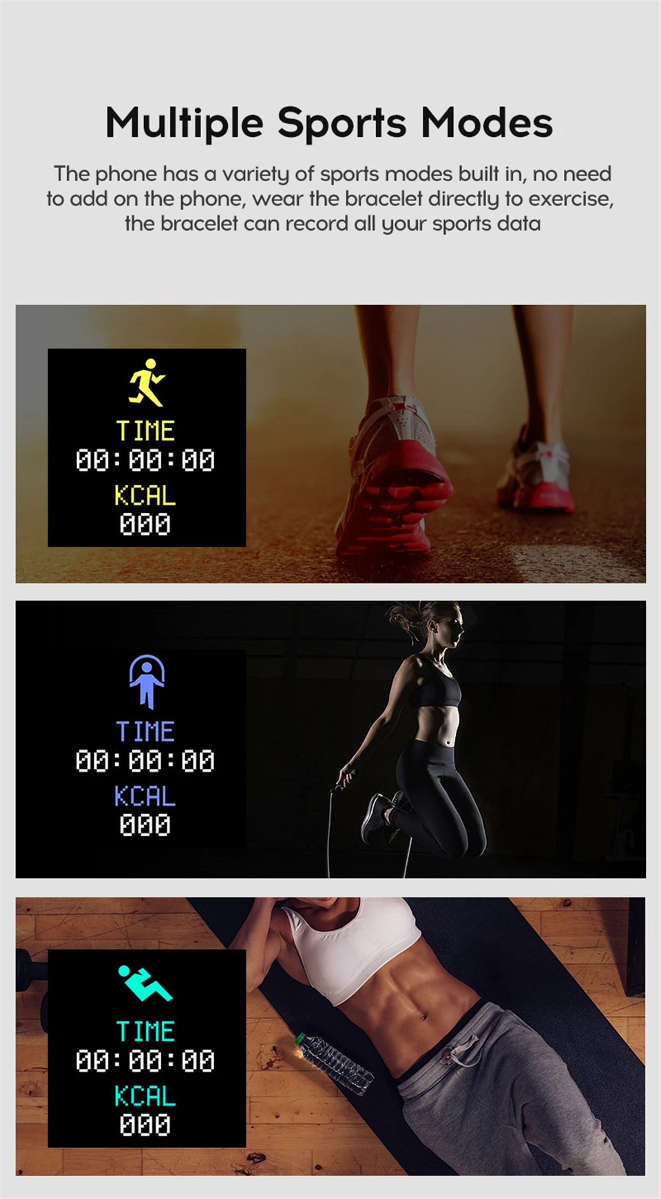 Смарт-часы Yuexia, фитнес-браслет, кровяное давление, монитор сердечного ритма, водонепроницаемые, Bluetooth, спортивные Смарт-часы для Android IOS