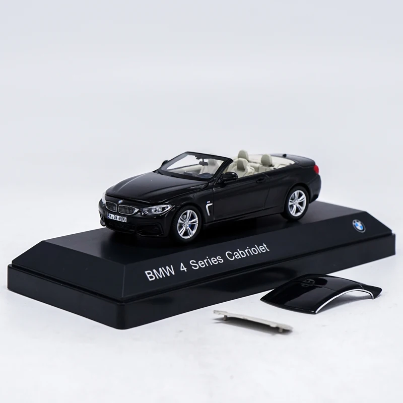 1:43 BMW4 Series Coupe Alloy Model Car Static high simulation Metal Model Vehicles With Original Box - Цвет: Black Coupe