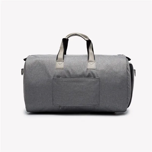 Light grey Ladsoul сплошной цвет Оксфорд ткань мужской костюм мешок, мешок для вещей хорошего качества мужские деловые путешествия большой емкости складной костюм сумка - Цвет: Light grey