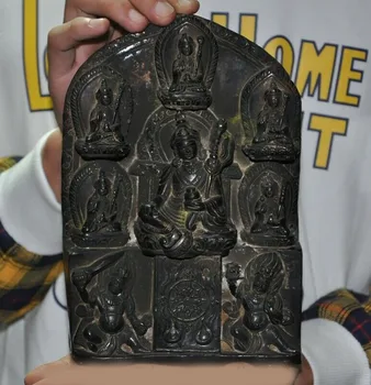 

wedding decoration Old Tibet Temple Bronze Padmasambhava Guru Rinpoche buddha Fokan Statue Shrines