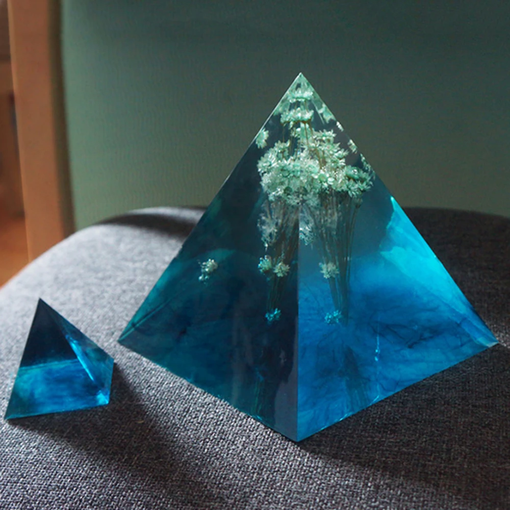 15CM DIY Super Large Pyramid Frame Set Triangle Silicone Mold silicone mold For Resin Craft Jewelry Crystal