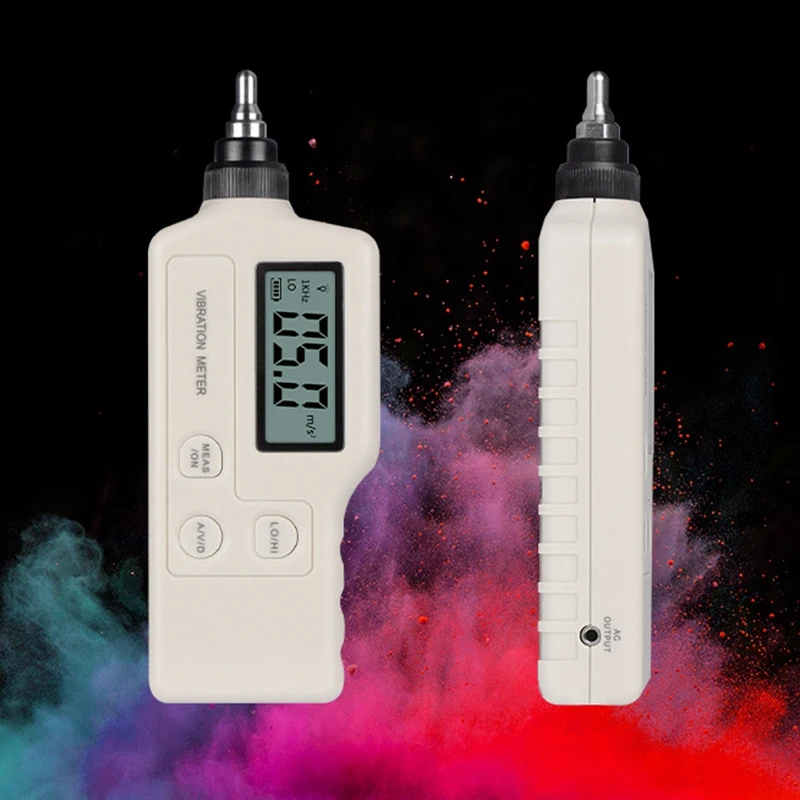 

Portable Handheld Vibration Meter Vibrometer Digital Vibration Sensor Meter Tester Analyzer Acceleration