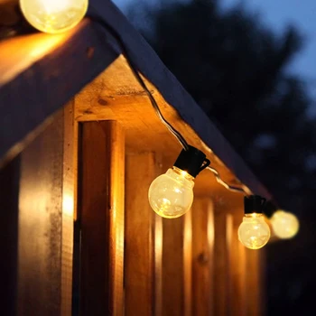 

Outdoor Garden Tree Decor Solar Light LED Bulb String Light Solar Powered Patio Home Decoration Garland LED Lamp Fairy Lights