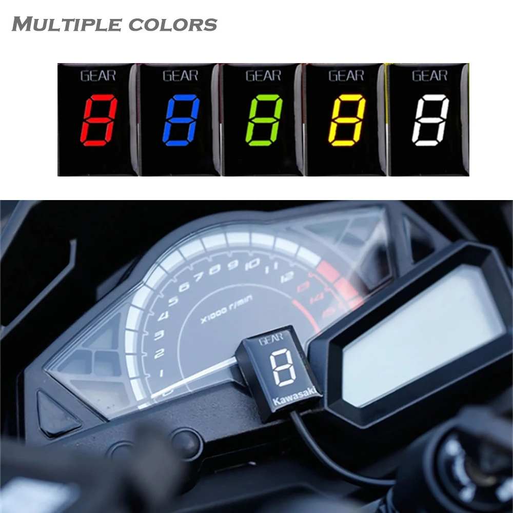 Индикатор передачи на мотоцикл для Kawasaki ER6N Z1000SX Ninja 300 400 Z1000 Z800 Z750 versys 650 Z400 ER 6F KLE650