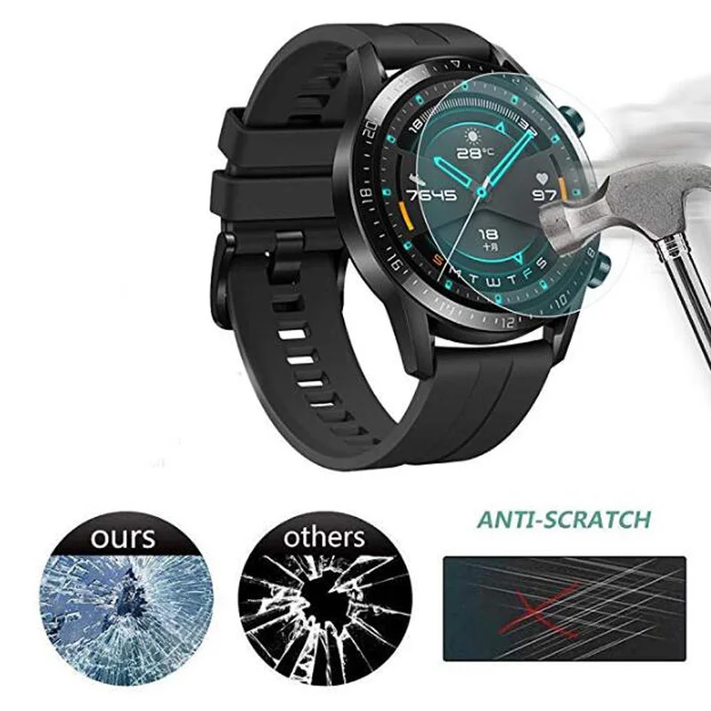 Защитная пленка из закаленного стекла для Huawei Honor Watch GT/Magic 2 крышка экрана GT2 Magic2