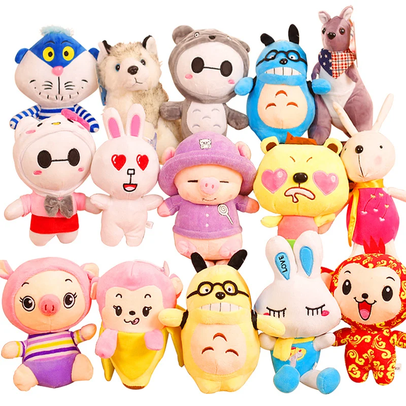 Новое поступление Kawaii мультфильм свинья кролик модель плюшевые игрушки для детей Медведь Мягкие кукла