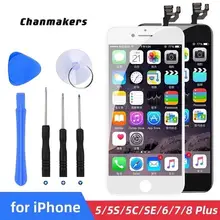 LCD Display For iPhone 6 6S 7 8 Plus X XS XR 11 Pro Screen Replacement HD 3D Touch Digitizer Assembly AAAA Mobile Phone LCDs Hot