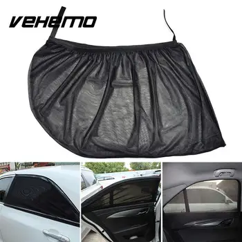 

Vehemo 1pcs Side Window Outdoor Car-Styling Suction Cup Durable Curtain Rear Windshield Vehicle Cloth UV Protection