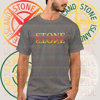 

2020 New Stone Logo Is-land Summer Print White T-Shirt Clothes Popular Shirt Cotton Tees Amazing Short Sleeve Unique Men Tops