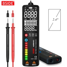 BSIDE – multimètre numérique intelligent, testeur de tension cc AC, tournevis à indicateur LCD EBTN, test de fil caché