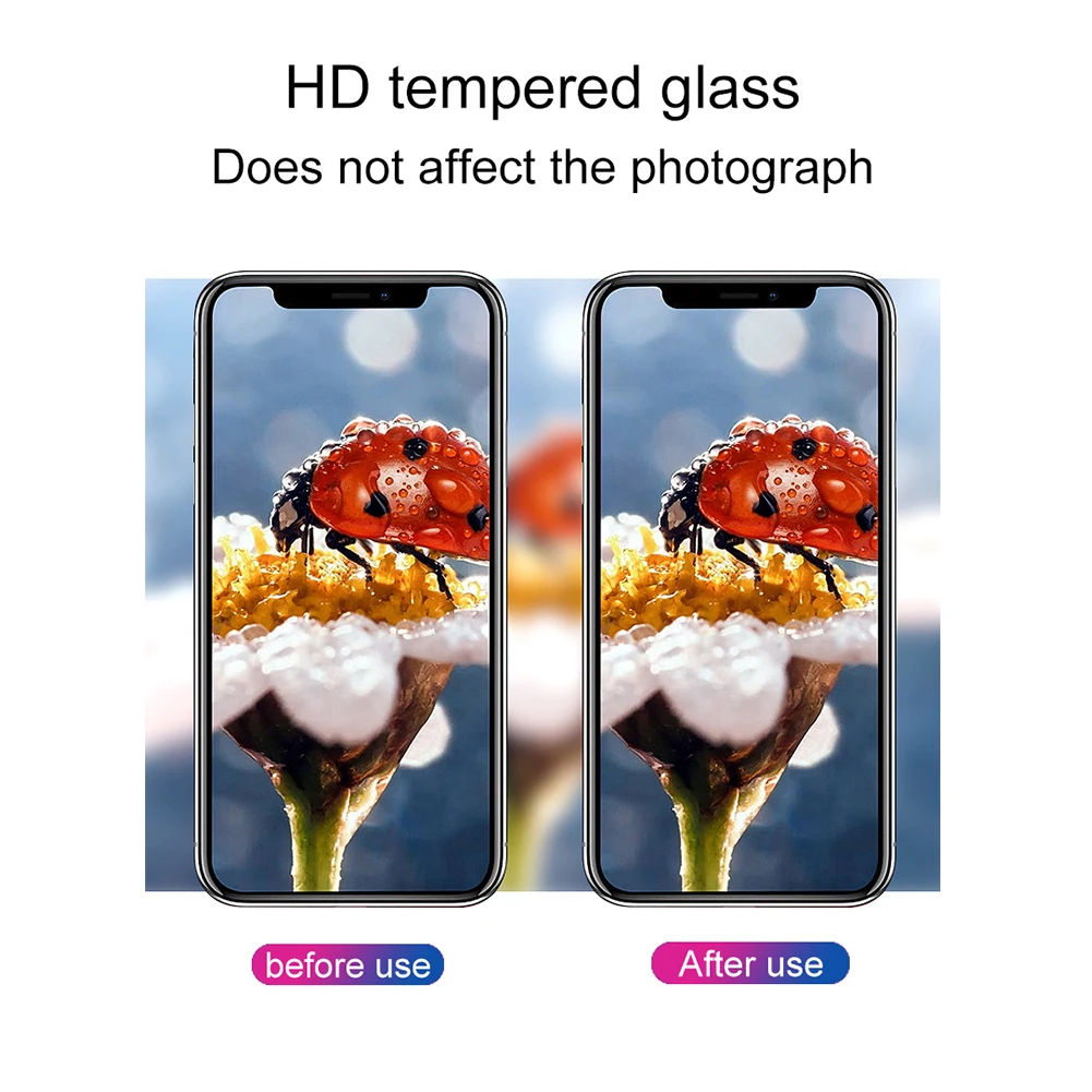 Защита для объектива камеры пленка из закаленного стекла HD Защитная для iPhone 6S 78 X XR XS Max Защитная пленка для объектива