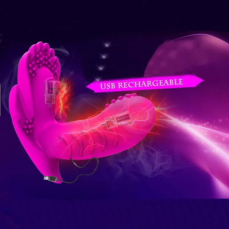 USB Charged Butterfly Vibrator 9