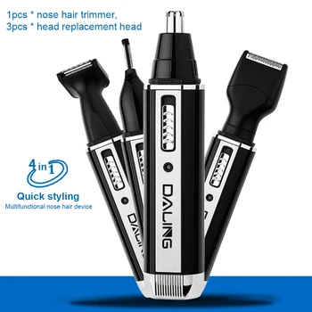 

4 in1 Electric Hair Trimmer Razors Rechargeable Hair Clipper face body Razor Nose Beard Hair Removal Tool vitek moser For Man