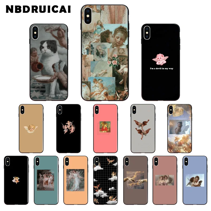 NBDRUICAI высококачественный чехол для телефона с изображением ангелов эпохи