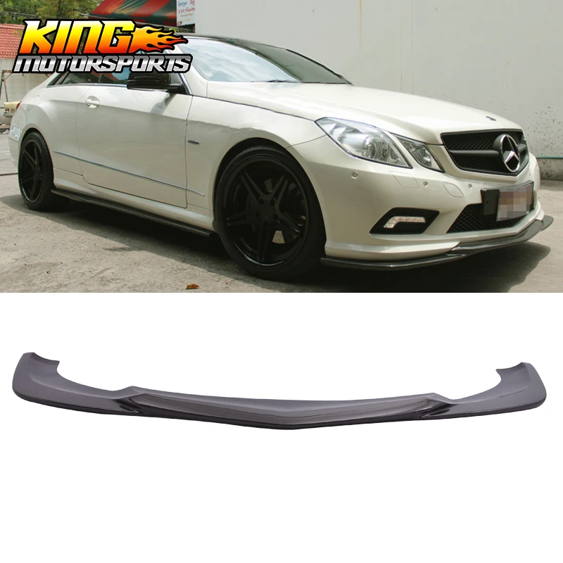 Front Bumper Spoiler Lip For Mercedes Benz W212 E Class 20132015 Sport