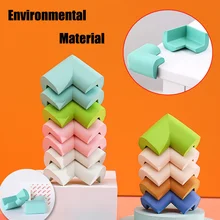 Juego de 4 unids/set de protectores de bordes de mesa de seguridad para niños, cubiertas de esquina de escritorio de mesa gruesas, protectores de bordes de seguridad para bebés, envío gratis