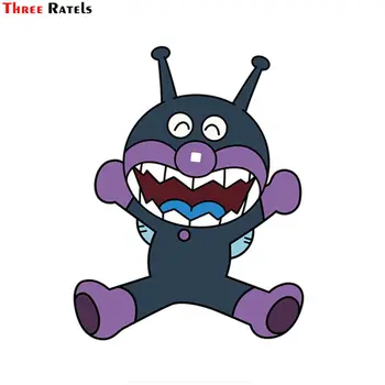 

Three Ratels FC410 Baikinman cartoon 3D Stickers for car motorcycle decals