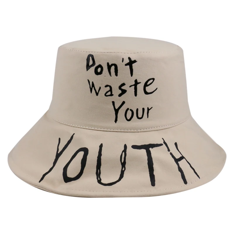 Letter Bucket Hats Women Gorras 