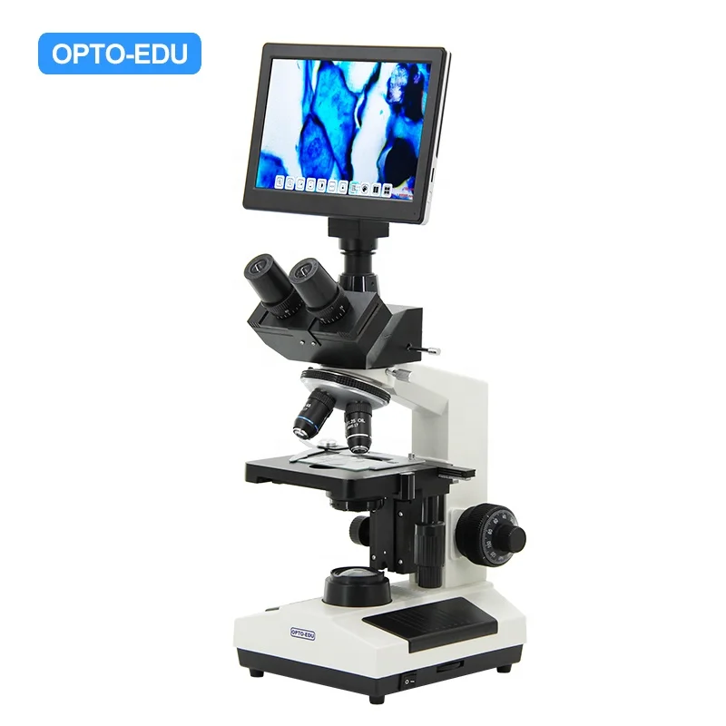 OPTO-EDU A33.1009 Student Laboratory Trinocular xsz 107bn Biological Digital Microscope | Инструменты