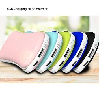 

1 Pcs Practical USB Rechargeable Hand Warmer Aromatherapy Bank Double-Side Rapidly Heating