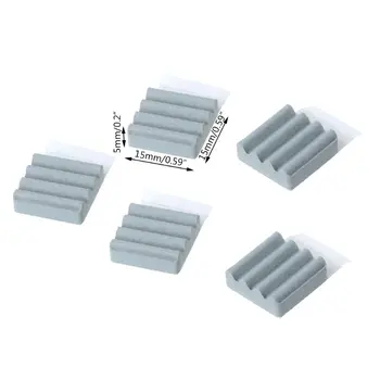 

5PCS 15x15x5MM Ceramic Heat Sink Anti-static Heatsinks Cooler Radiator CPU Cooling Dissipador For Raspberry Pi 3 2B Orange Pi