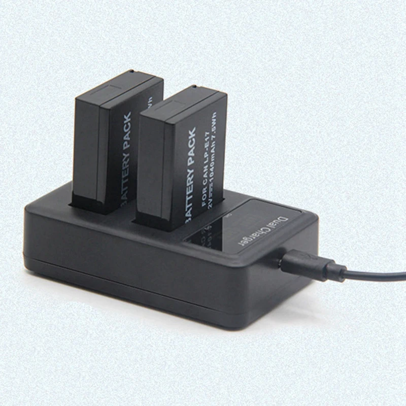 Для Lp-E10 Usb зарядное устройство с двумя портами ЖК-дисплей Быстрая Зарядка батарея для цифровой камеры зарядное устройство для Canon 1100D 1200D 1300D