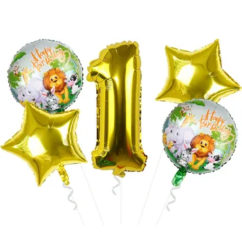 

32/40inch Big Number Foil Balloons Digit air Ballon 18inch Animal Star Helium Balloon For Baby Shower Kids Birthday Party Decora