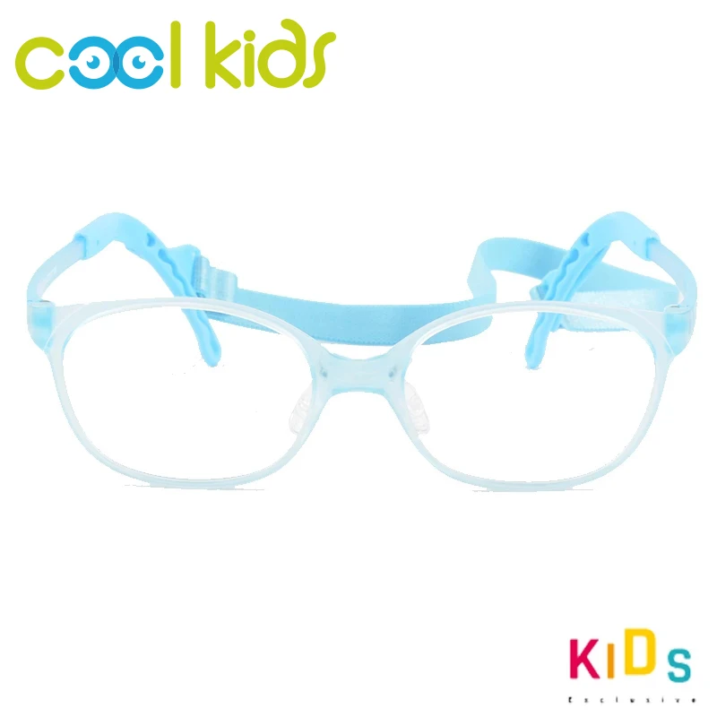 COOL Kids Optical Glasses Frame Oval Flexible Glasses Frame for Kid Girl TR90 Light Children Safety Eyewear K20