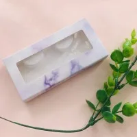 Purple marble box Рождественская коробка, красные норковые ресницы, коробка, ресницы, посылка, удивительная цена - Цвет: Purple marble box