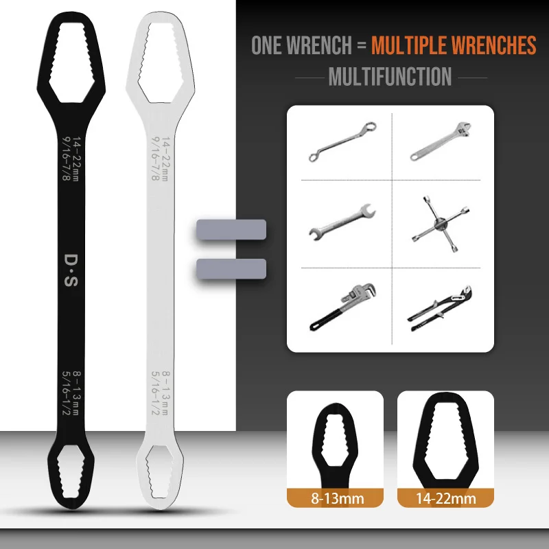 Chiave A Doppia Estremità Per Tubi - 22 X 24 Mm, Per Spazi Stretti - Foto 3