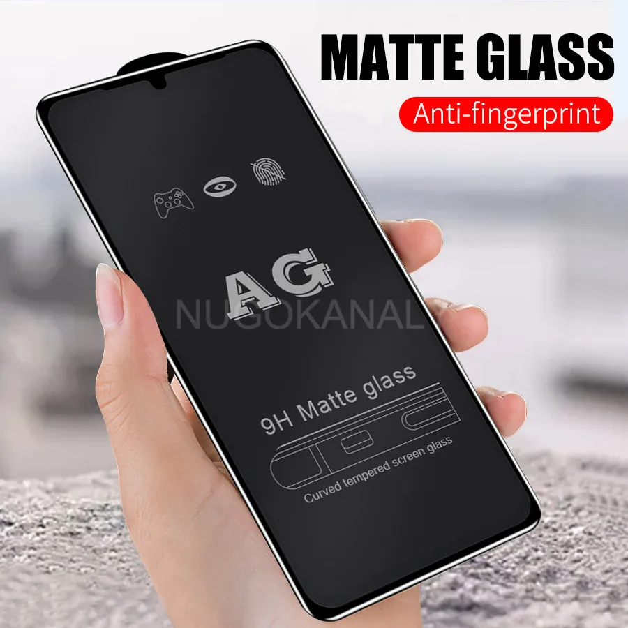 Матовая защитная пленка на весь экран с клеем для Xiaomi Redmi Note 9s 8 8T 7 6 5 9 Pro 8A K30 Poco X3 NFC