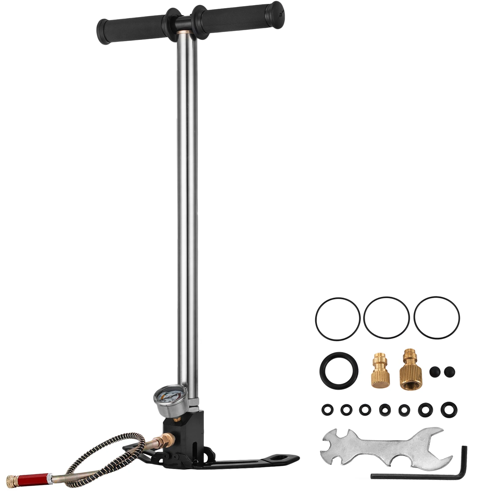 3 Stage PCP Pump 4500PSI 30MPa High Pressure Air Hand Pump Pistols Rifles Gift