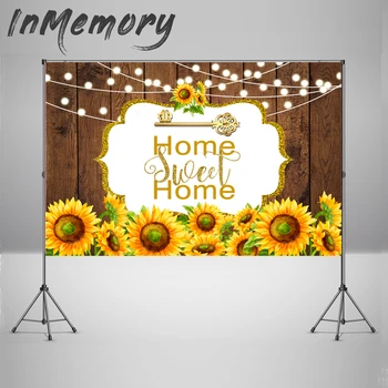 

Housewarming Party fondo fotografia Sweet Home Wood Photography Backdrops photocall personalizado Background For Photo Studio