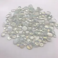 100 г/пакет натуральный смешанный кварцевый камень каменный гравий натуральные барабанные камни, минералы для аквариума украшения сада