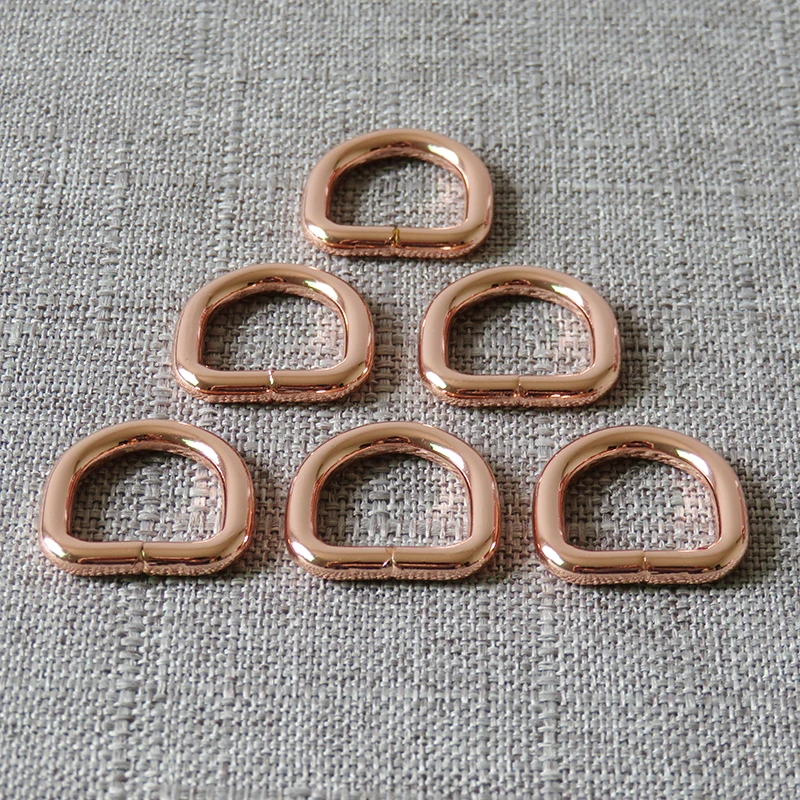 

50 pcs 15mm 20mm 25mm 32mm straps metal buckle D ring DIY handbag backpack bag dog collar leash harness rope garment accessories