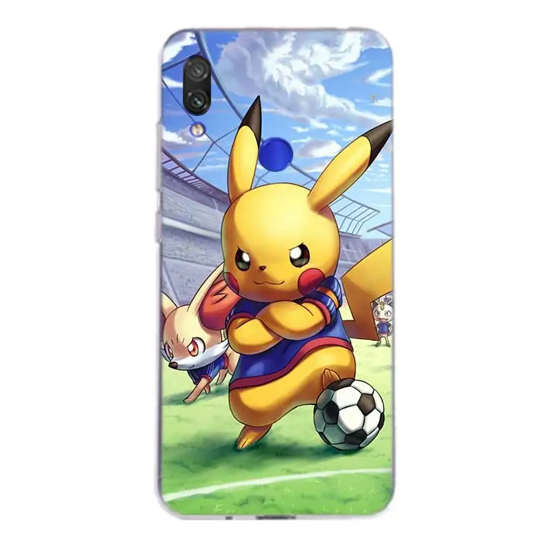 Покемон Пикачу Сердце Силиконовый чехол для Xiaomi Redmi Note 8 7 6 Pro 5 4 4X K20 7A S2 5A 6A Y3 Xiomi A3 9T 9 SE F1 S2 крышка