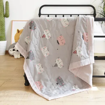

Newborn Baby Quilt cotton Bedding quilts soft stroller blankets toddler Summer quilting Printing Breathable 3 size BXX031