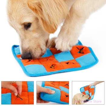 

Pet Dog Sniffing Mat Find Food Training Blanket Play Toy Dogs Rug Puzzle Toys Smell Pad Dog Training Supplies C42